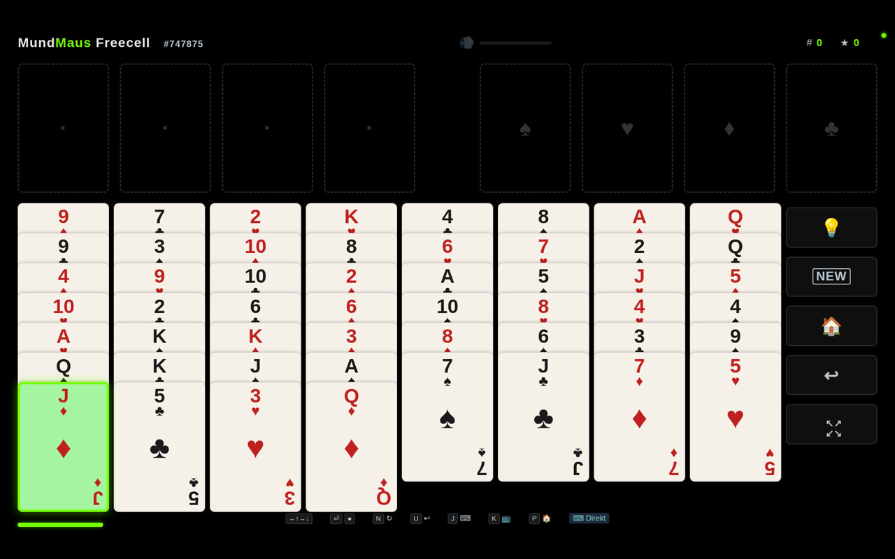 Freecell Screenshot